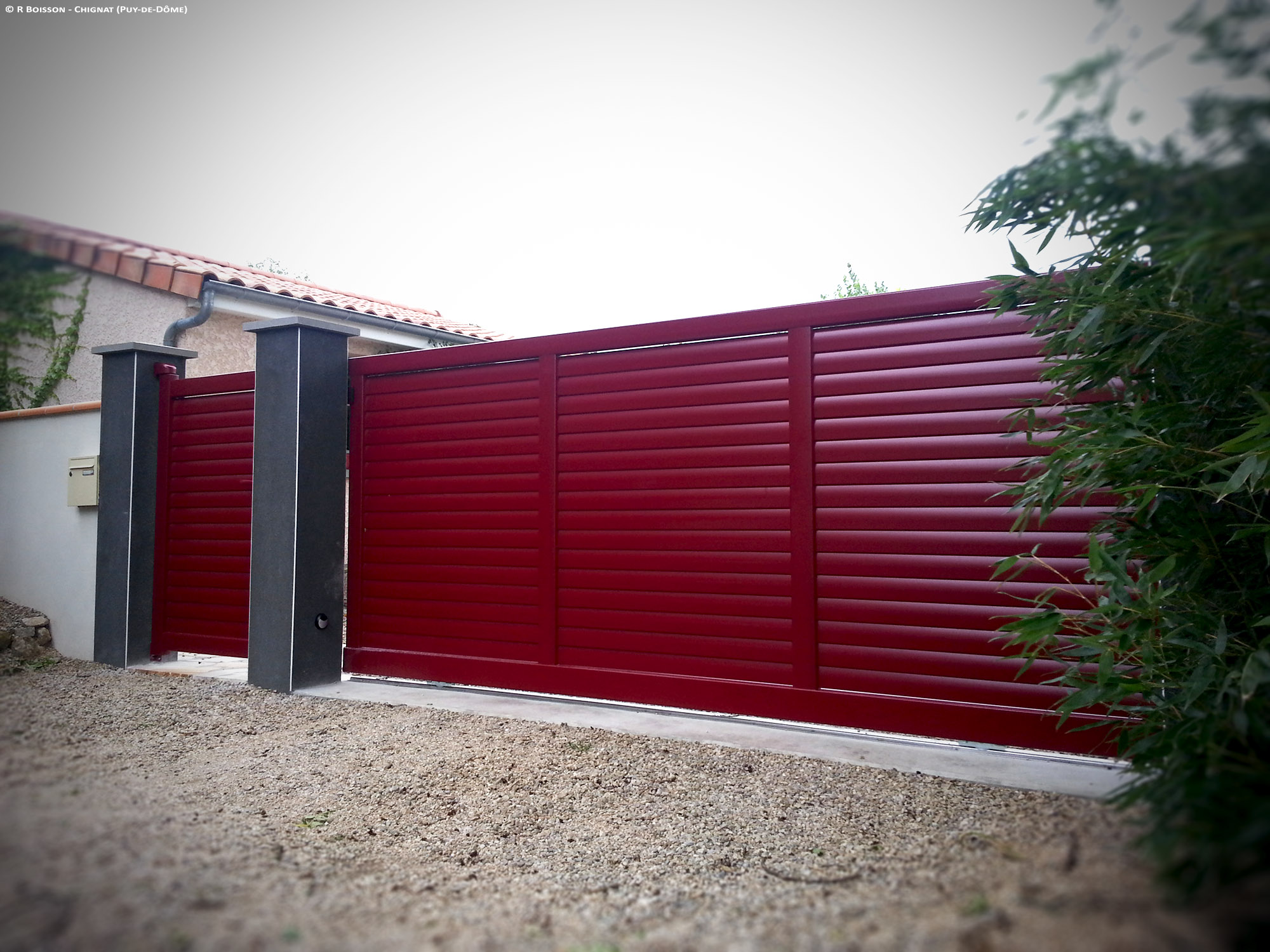 Portail aluminium Cannes BV Prefal