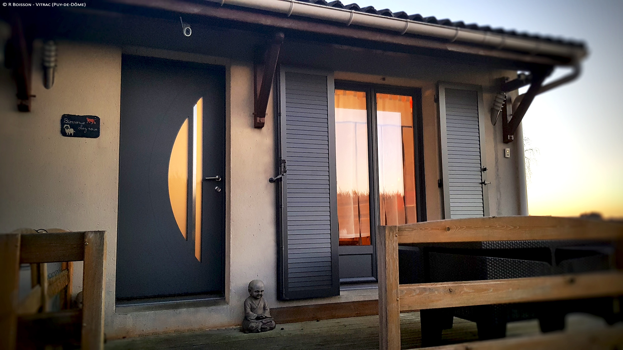 Porte mixte bois | alu Iris MC France