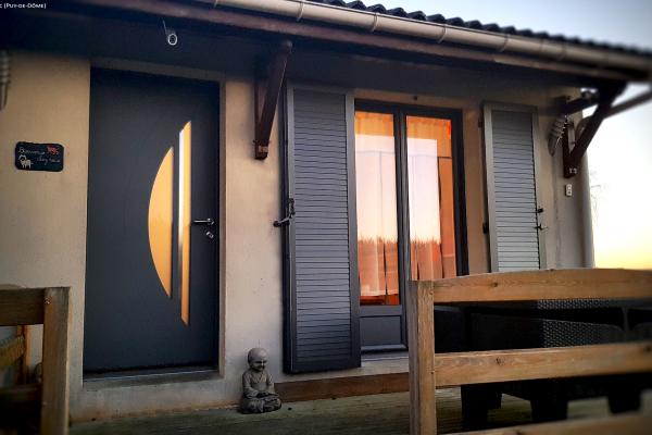Porte mixte bois | alu Iris MC France